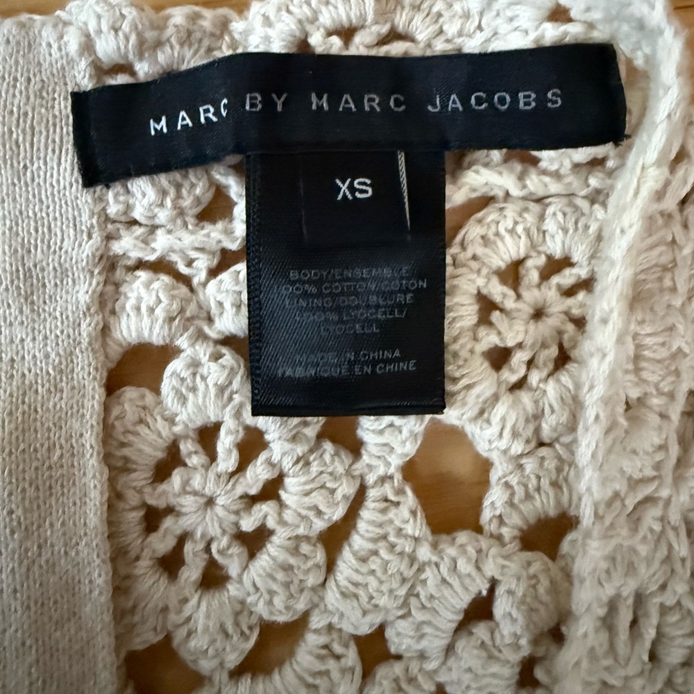 Marc By Marc Jacobs Black and White Sheath Midi Dress - Picture 7 of 11